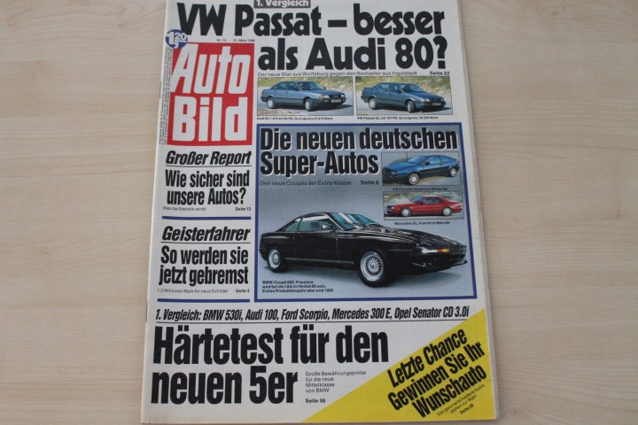 Deckblatt Auto Bild (12/1988)